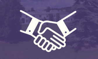 Purple Handshake Logo