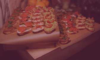 A photo of an evening platter for wedding