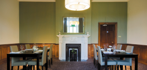 A photo of seating area in blandfords restaurant