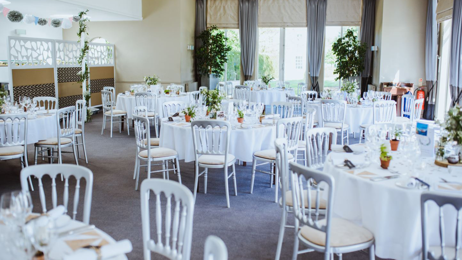 A photo of a wedding reception in Henley Heyworth restaurant
