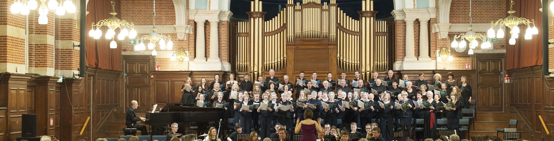 A photo of a concert at the Great Hall