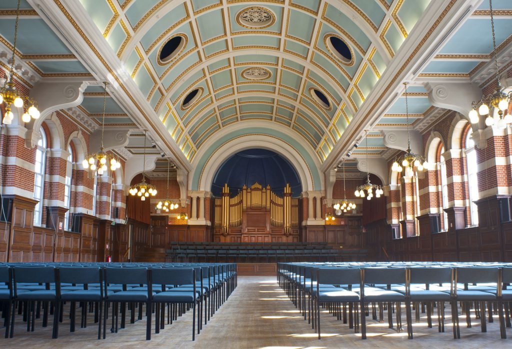 Great Hall concert setup
