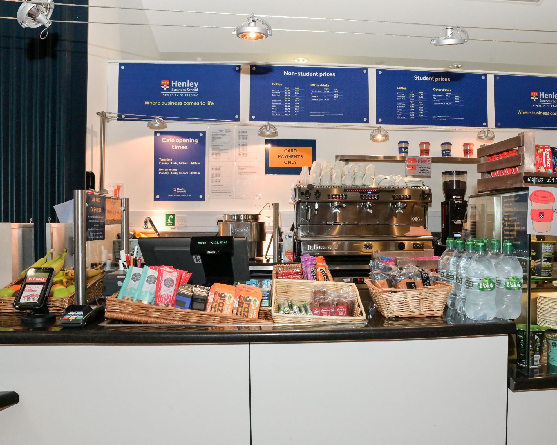 A photo of Henley Business School cafe