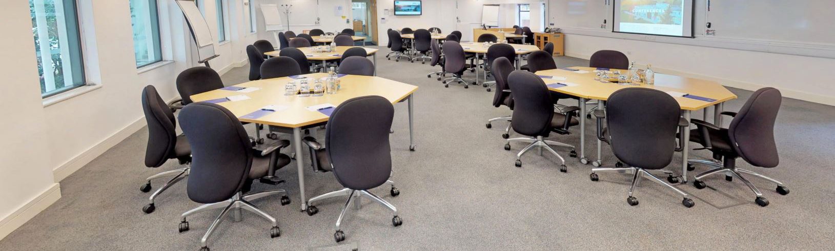 A photo of Henley Greenlands conference room with room setup