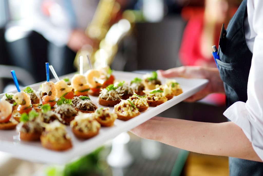 A photo of canape food
