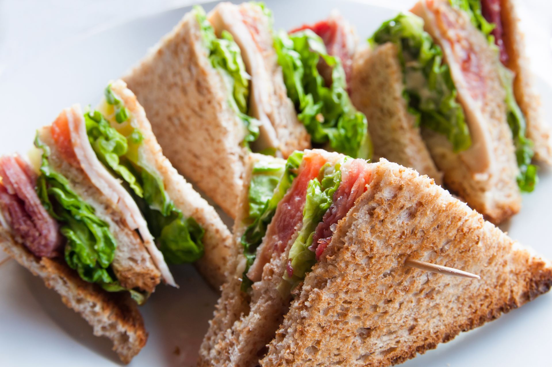 A photo of sandwiches
