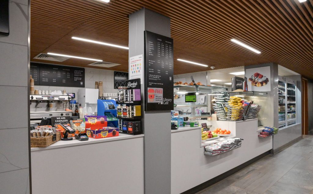 Library cafe counter