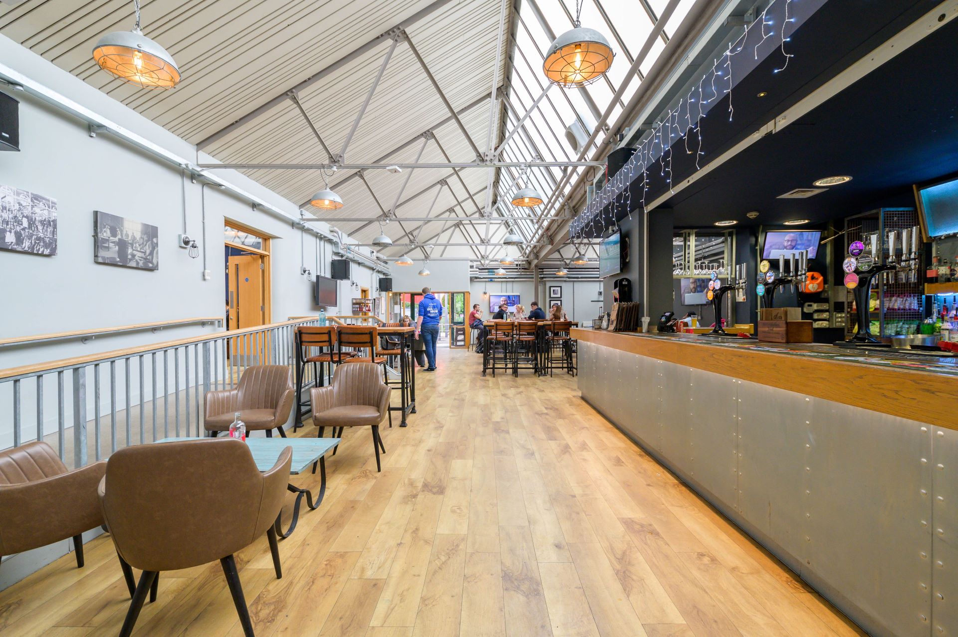 A photo of the Dairy bar area and seating