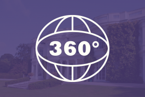 A purple icon with 360 logo for henley