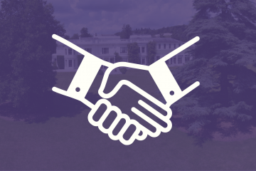 Purple Handshake Logo