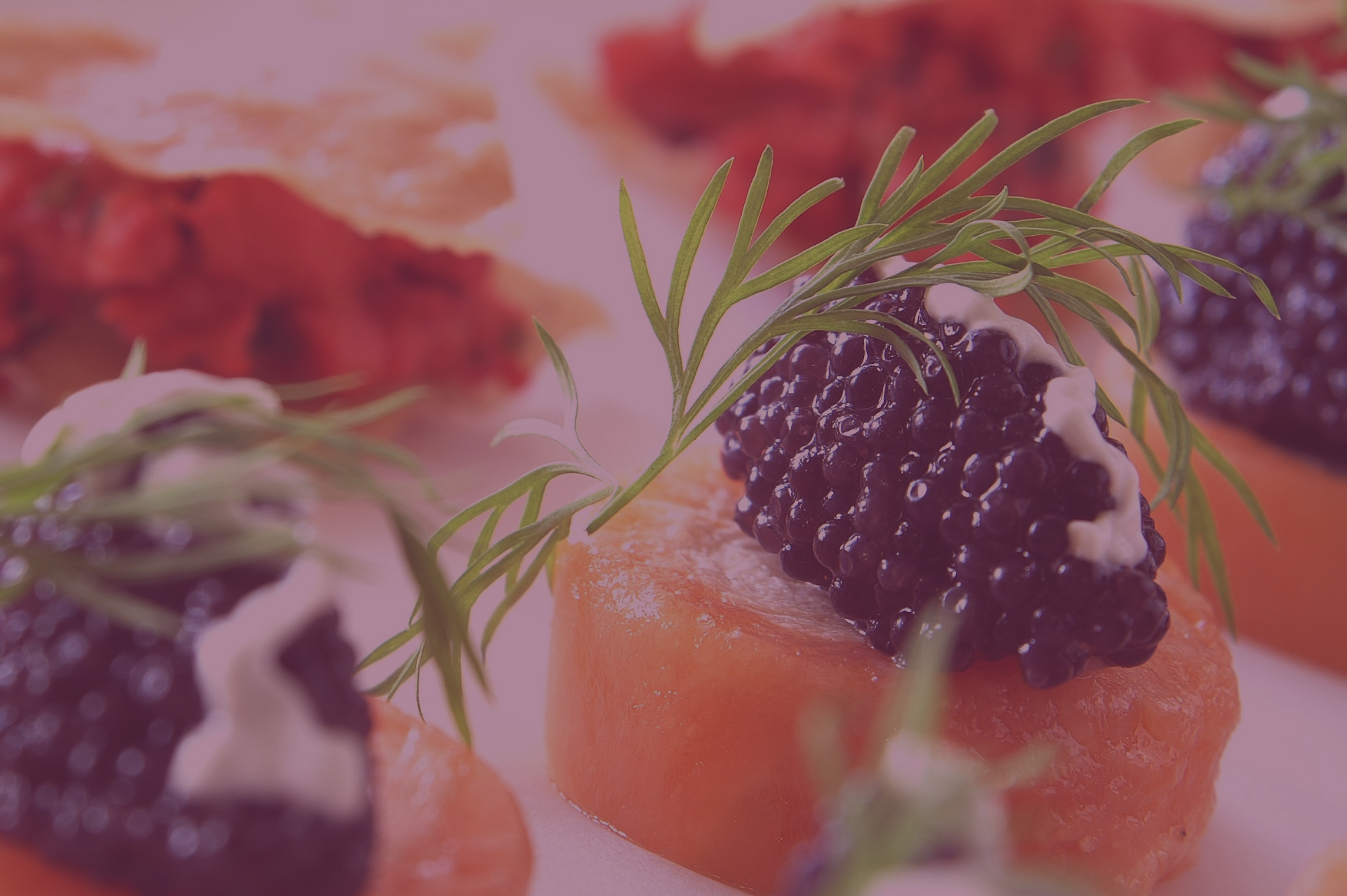 A photo of a canape