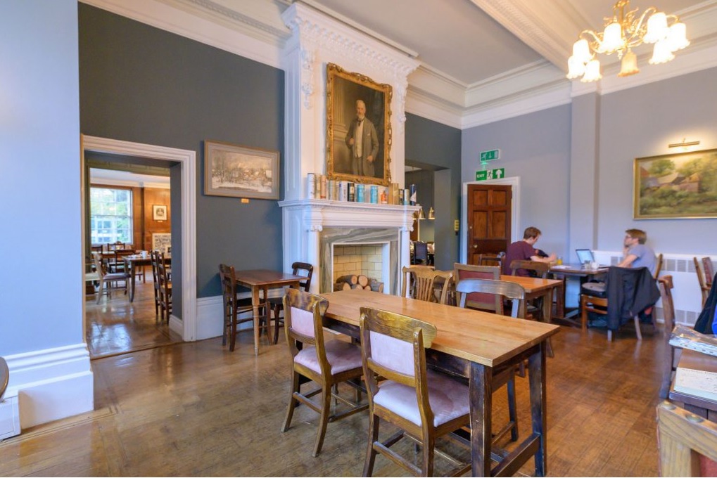 A photo of seating area in park house