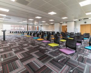 A photo of a conference room at thames valley science park